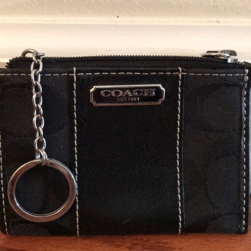 Coach Keychain card holder